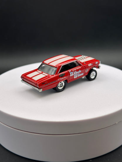 HOT WHEELS - 63 CHEVY NOVA (2018) - CAR CULTURE: DRAGSTRIP DEMONS 2/5 - LOOSE