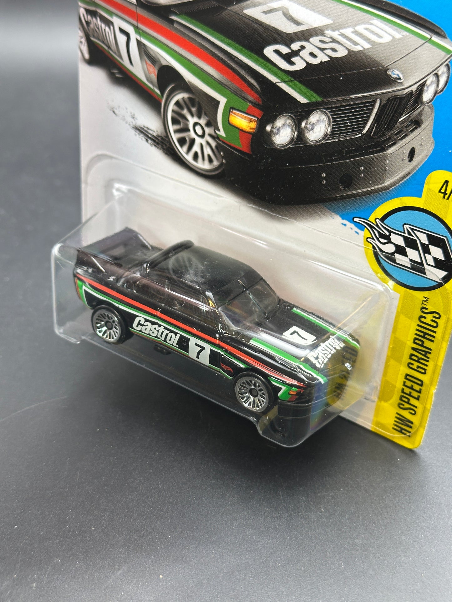 HOT WHEELS - 73 BMW 3.0 CSL RACE CAR (2017) - HW SPEED GRAPHICS 4/10