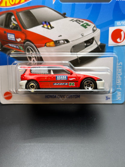 HOT WHEELS - HONDA CIVIC CUSTOM (2022) - HW J IMPORTS 10/10