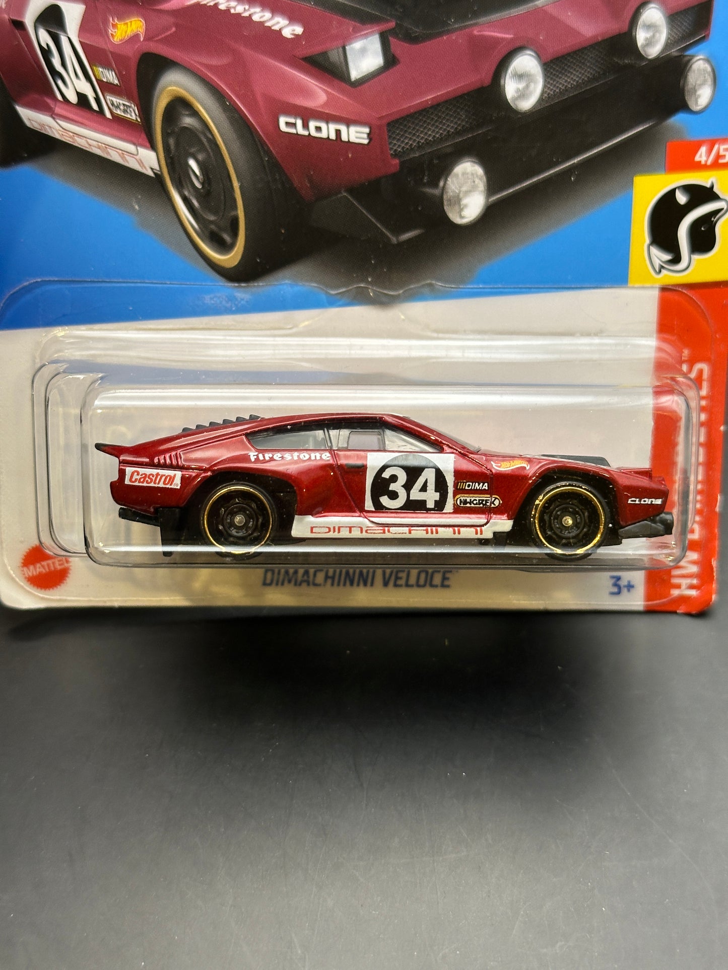 HOT WHEELS - DIMACHINNI VELOCE (2022) - HW DAREDEVILS 4/5