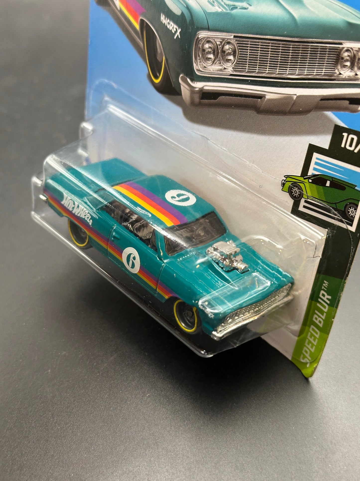 HOT WHEELS - 64 CHEVY CHEVELLE SS (2019) - HW SPEED BLUR 10/10