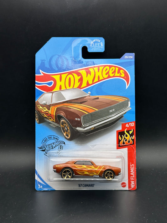 HOT WHEELS - 67 CAMARO (2020) - HW FLAMES 4/10