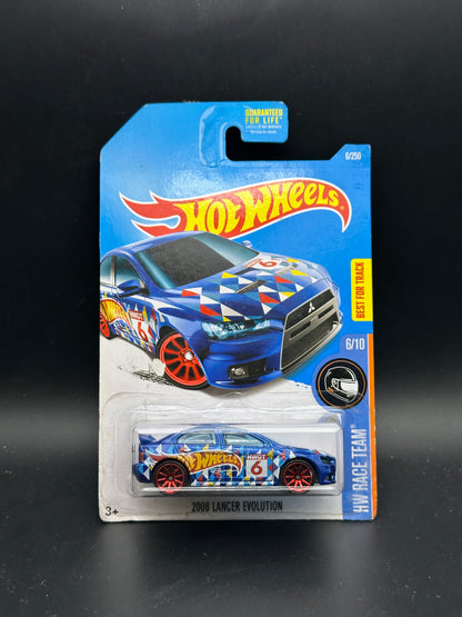 HOT WHEELS - 2008 LANCER EVOLUTION (2016) - HW RACE TEAM 6/10