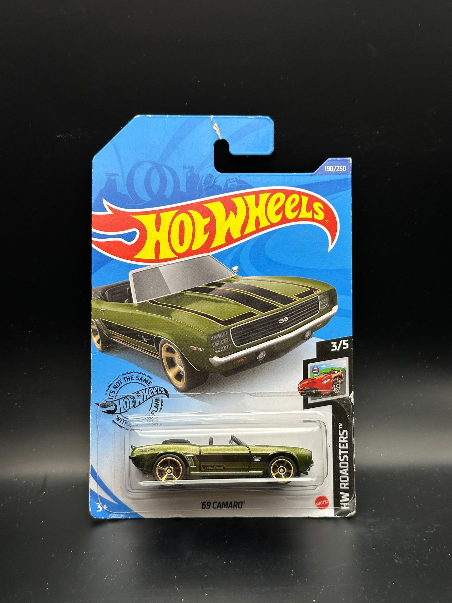 HOT WHEELS - 69 CAMARO CONVERTIBLE (2020) - HW ROADSTERS 3/5