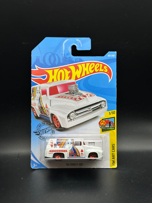 HOT WHEELS - 56 FORD F-100 (2019) - HW ART CARS 1/10