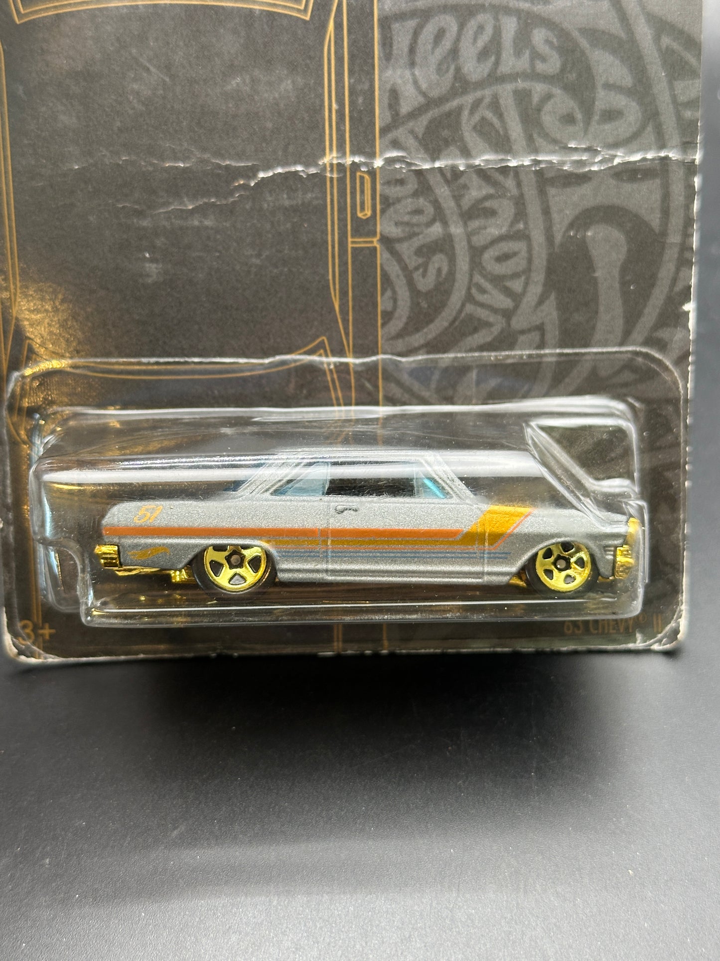 HOT WHEELS - 63 CHEVY II (2019) - SILVER SERIES - SATIN AND CHROME SERIES 5/6