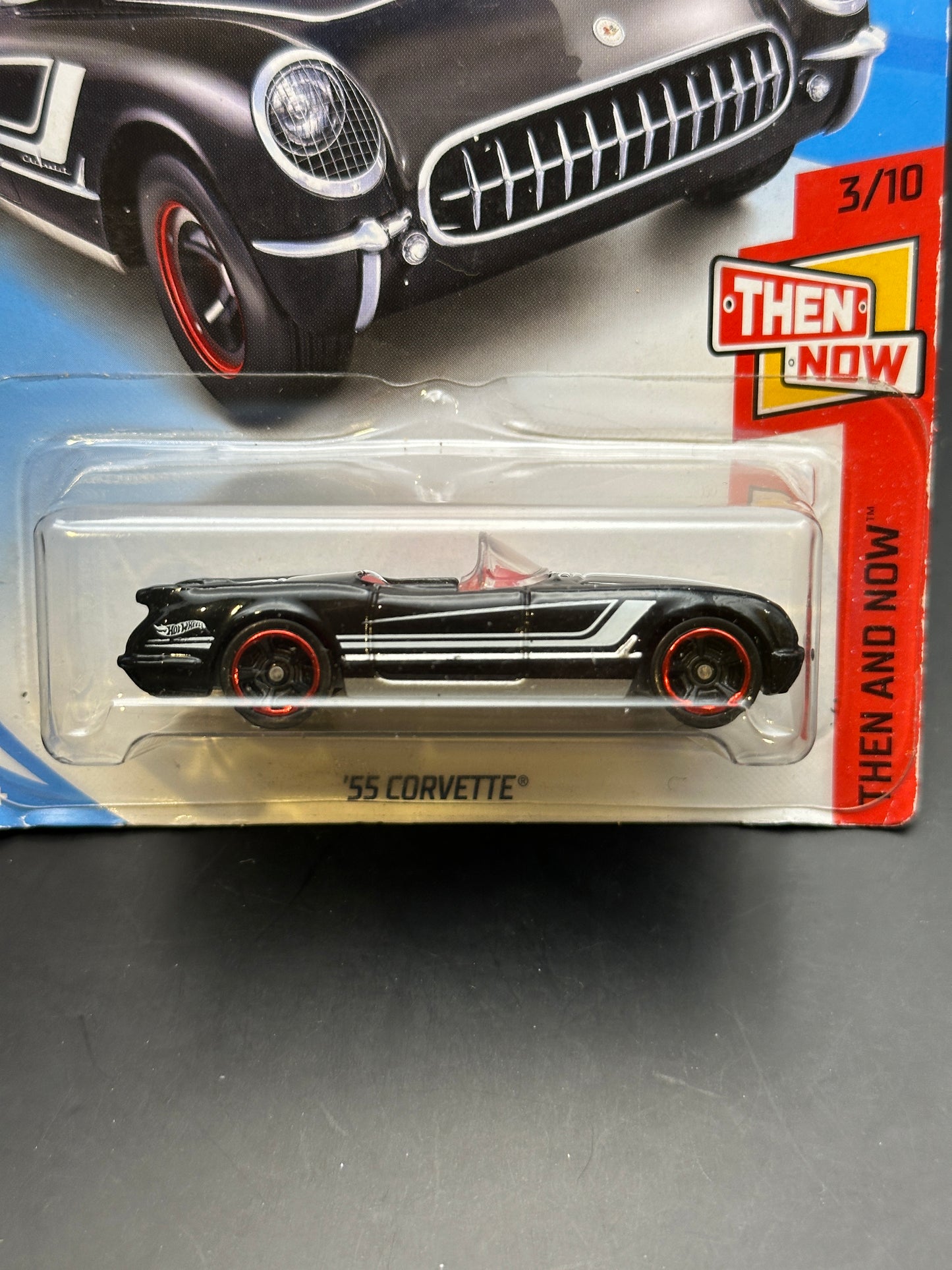HOT WHEELS - 55 CORVETTE (2018) - HW THEN AND NOW 3/10