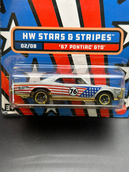 HOT WHEELS - 67 PONTIAC GTO (2022) - STARS AND STRIPE SERIES 2/8