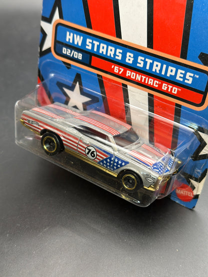 HOT WHEELS - 67 PONTIAC GTO (2022) - STARS AND STRIPE SERIES 2/8