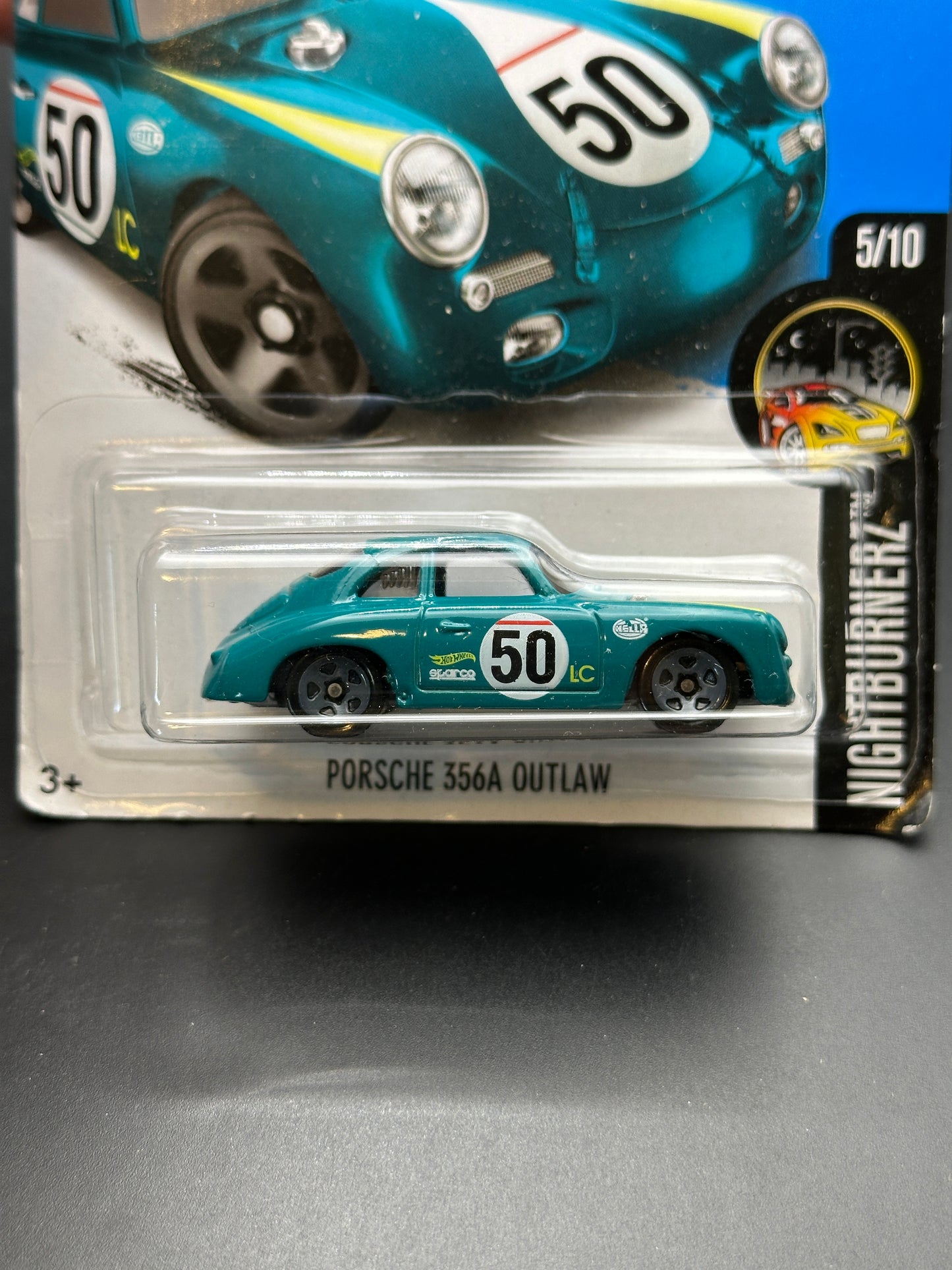 HOT WHEELS - PORSCHE 356A OUTLAW (2017) - HW NIGHTBURNERZ 5/10