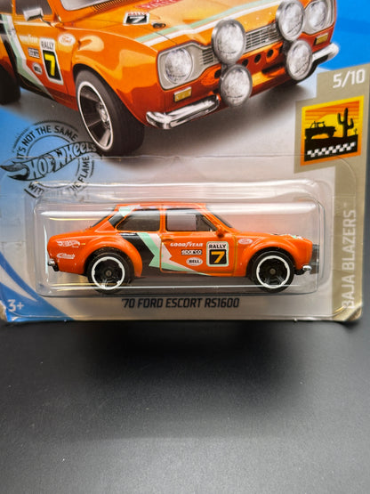 HOT WHEELS - 70 FORD ESCORT RS1600 (2020) - HW BAJA BLAZERS 5/10