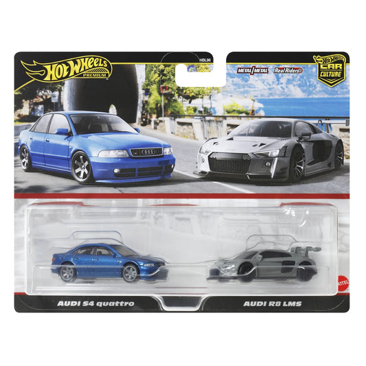 HOT WHEELS - AUDI S4 QUATTRO / AUDI R8 LMS (2024) - 2 PACK