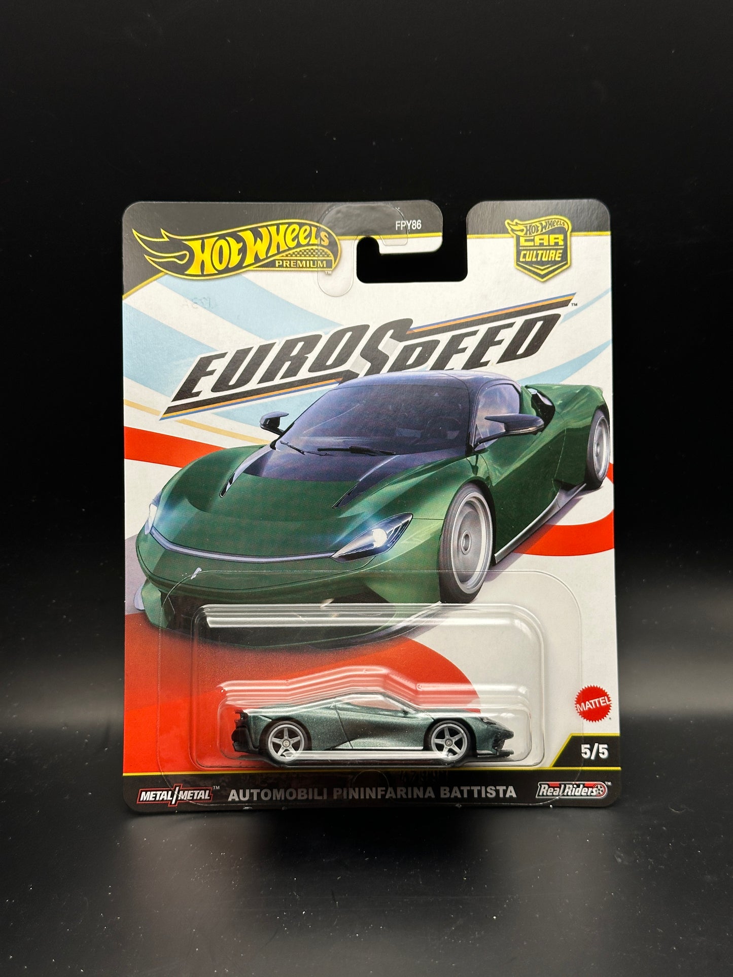 HOT WHEELS - AUTOMOBILI PININFARINA BATTISTA (2025) - CAR CULTURE: EUROSPEED 5/5