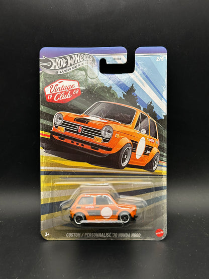 HOT WHEELS - CUSTOM 70 HONDA N600 (2026) - SILVER SERIES - VINTAGE CLUB SERIES 2/5