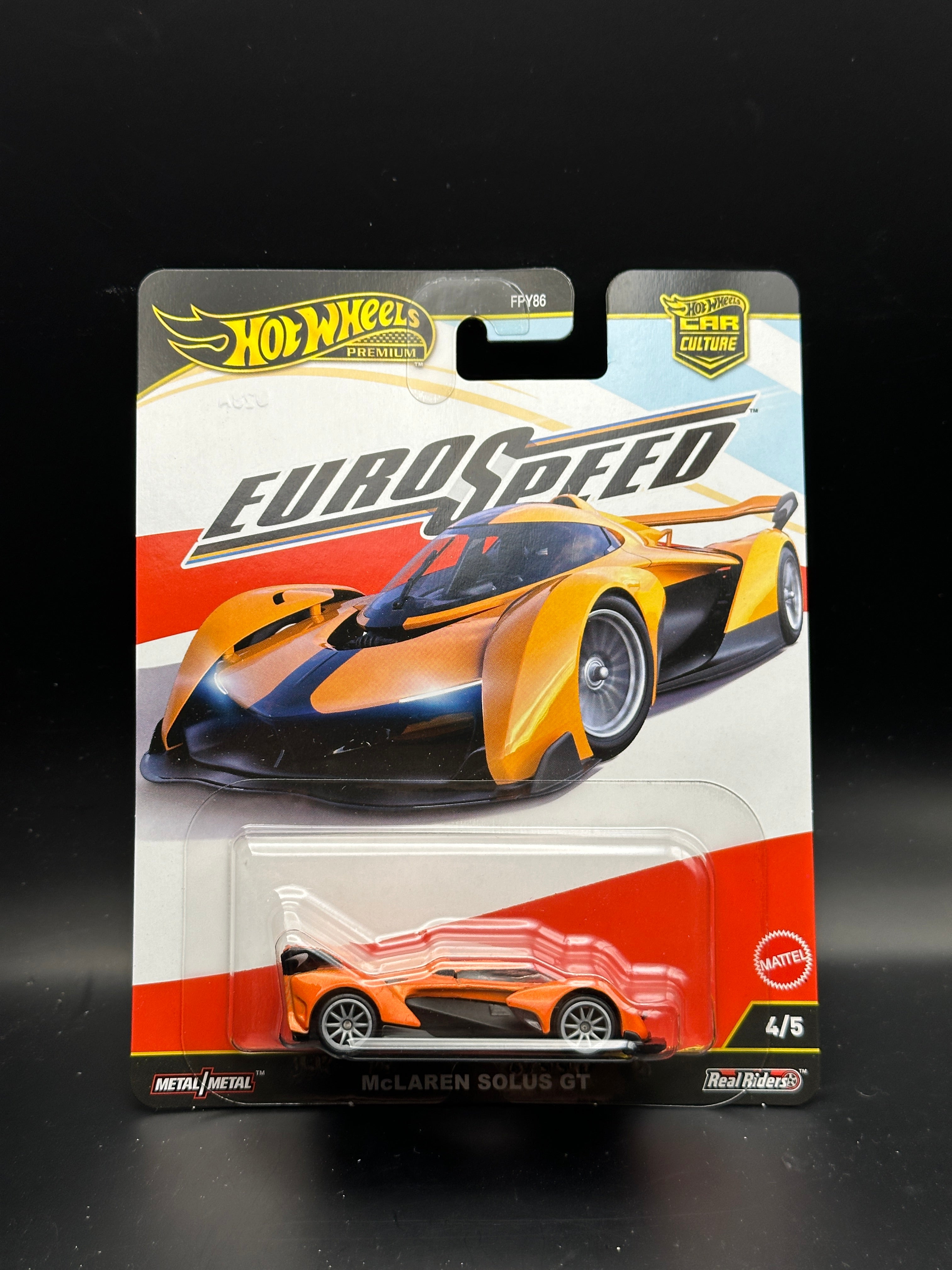 ホットウィール EURO SPEED McLaren Solus GT Hot Wheels Premium Car Culture 2025 Euro Speed McLaren Solus