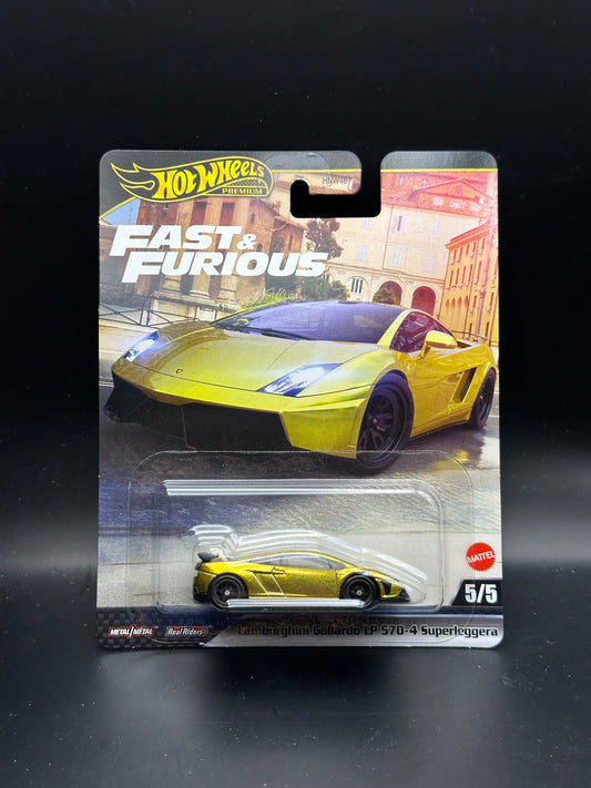 HOT WHEELS - LAMBORGHINI GALLARDO LP 570-4 SUPERLEGGERA (2025) - MIX 4 - FAST AND FURIOUS 5/5