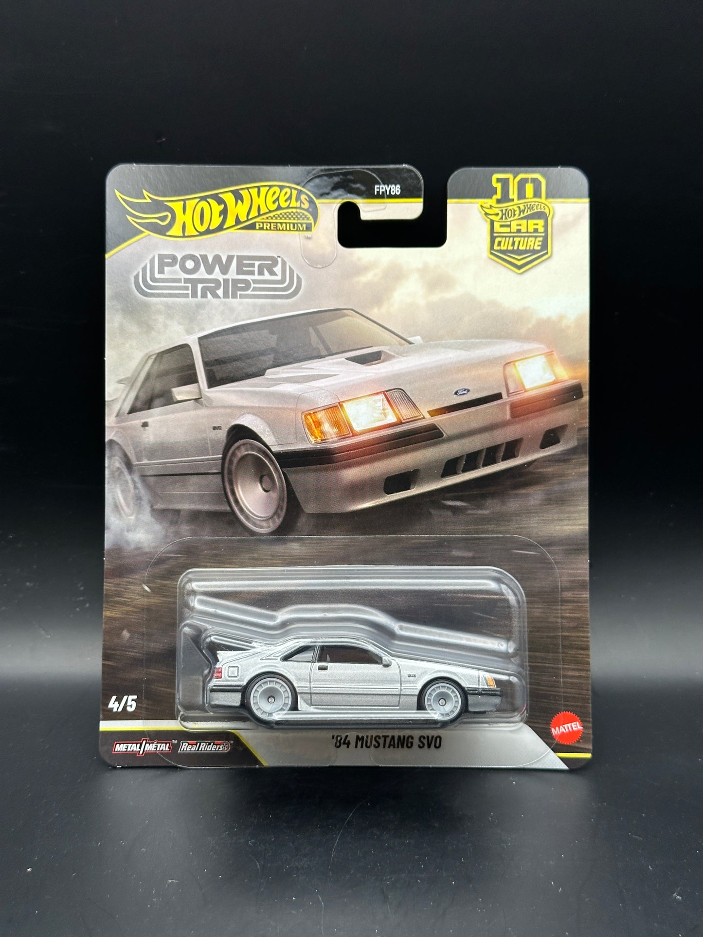 HOT WHEELS - 84 MUSTANG SVO (2026) - HW CAR CULTURE POWER TRIP 4/5