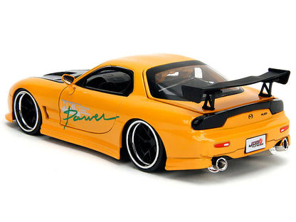 JADA DIECAST CARS - 1993 MAZDA RX-7 - HKS POWER - JDM TUNERS - 1/24 SCALE