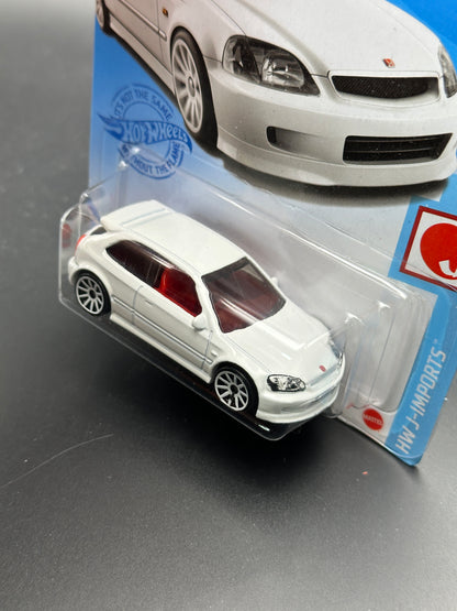 HOT WHEELS - 99 HONDA CIVIC TYPE R EK9 (2021) - HW J IMPORTS 10/10