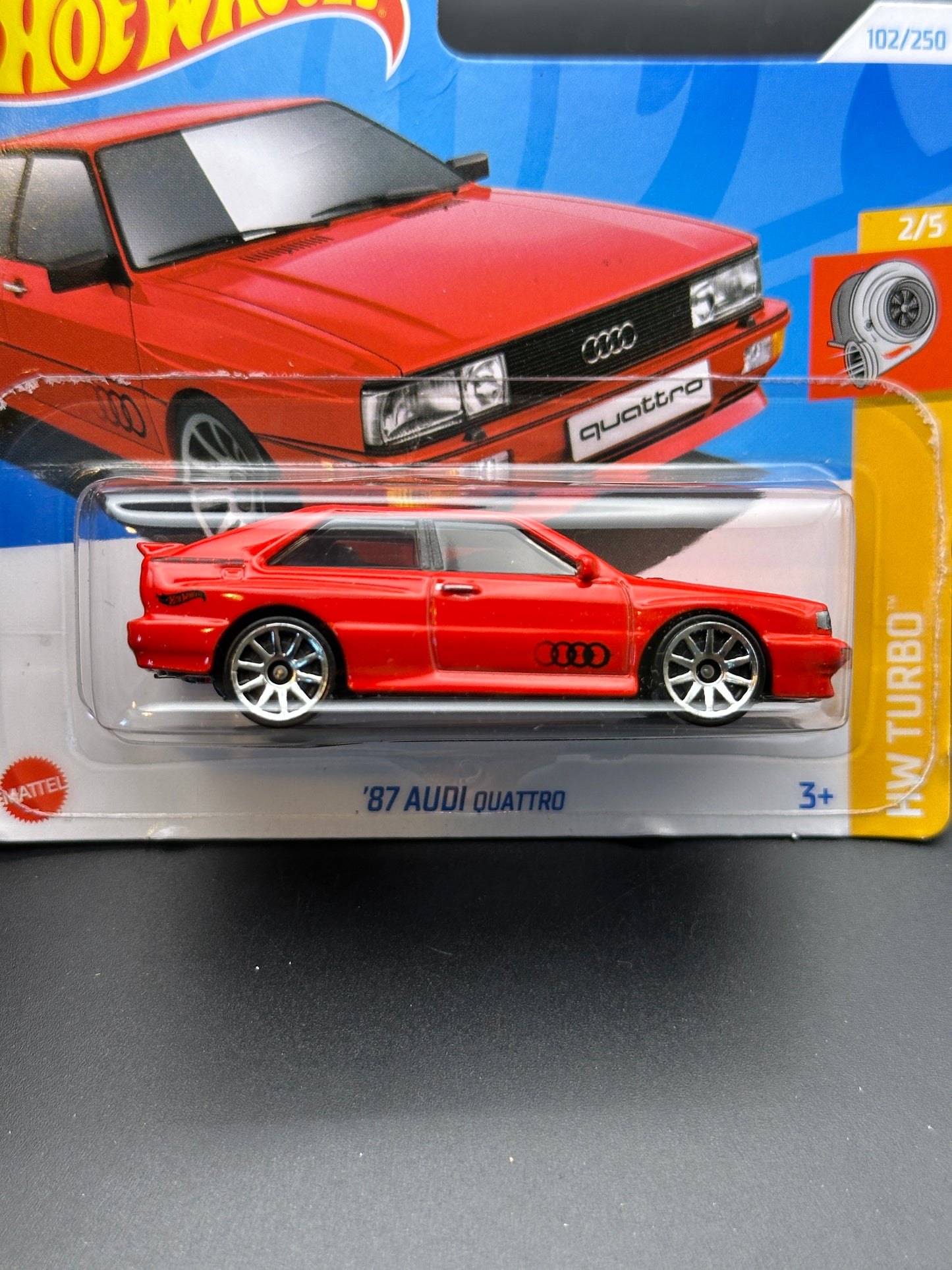 HOT WHEELS - 87 AUDI QUATTRO (2024) - HW TURBO 2/5