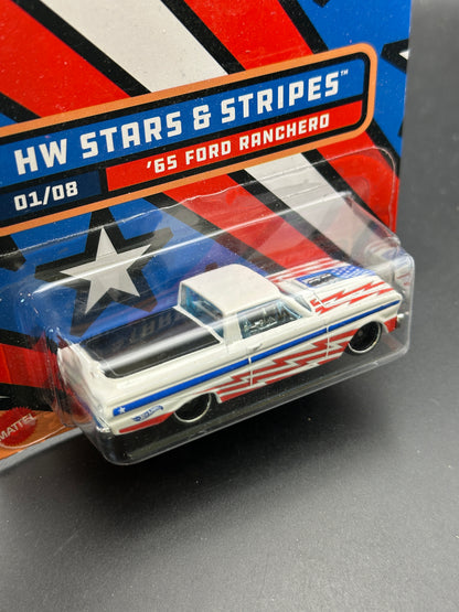 HOT WHEELS - 65 FORD RANCHERO (2022) - STARS AND STRIPE SERIES 1/8