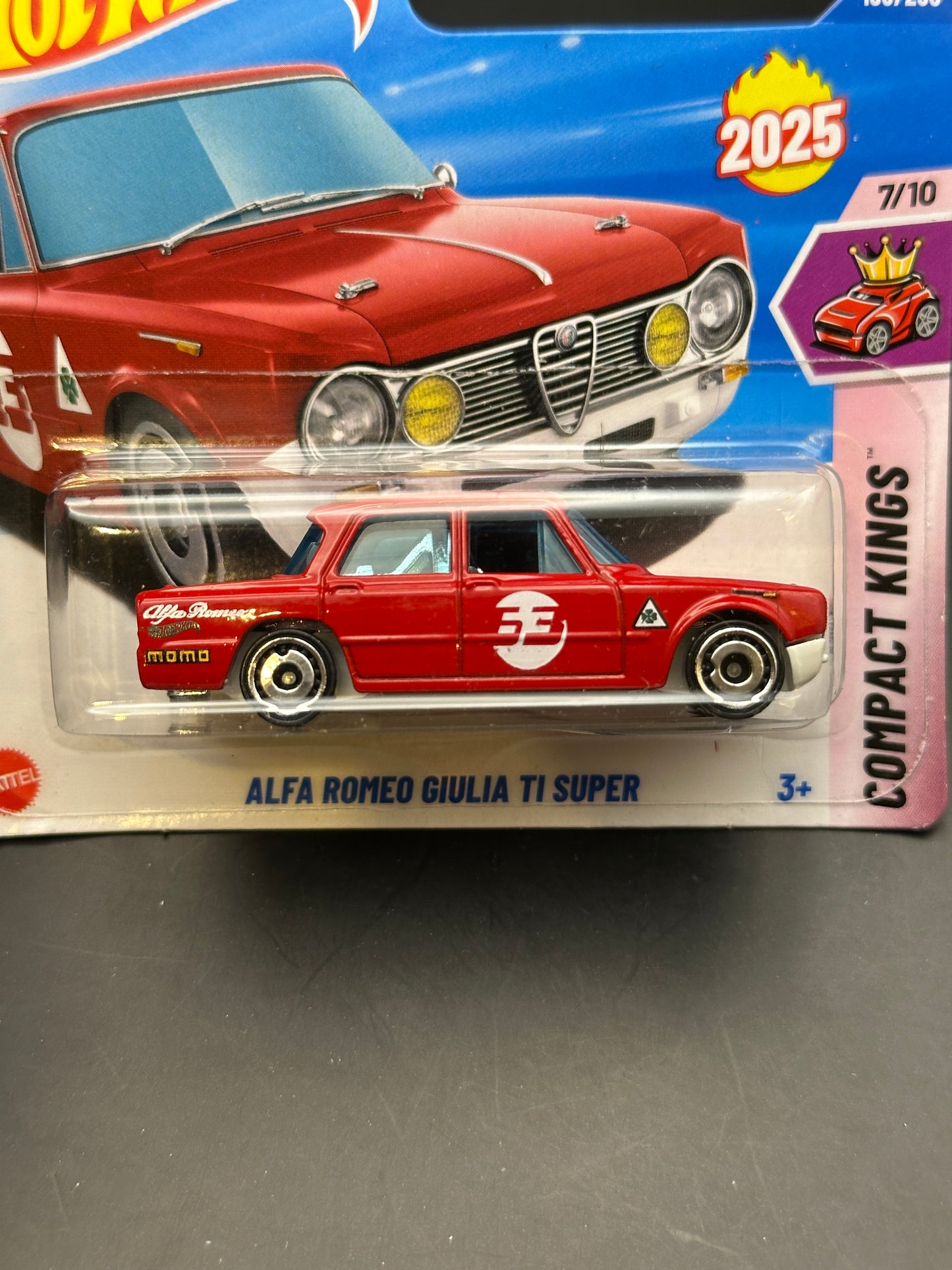 HOT WHEELS - ALFA ROMEO GIULIA TI SUPER (2025) - HW COMPACT KINGS 7/10