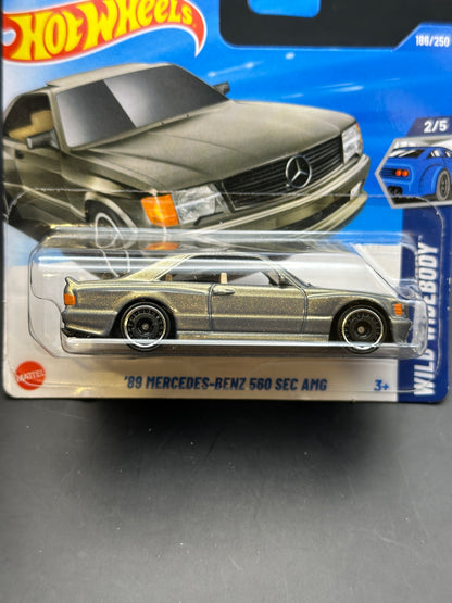 HOT WHEELS - 89 MERCEDES BENZ 560 SEC AMG (2025) - HW WILD WIDEBODY 2/5