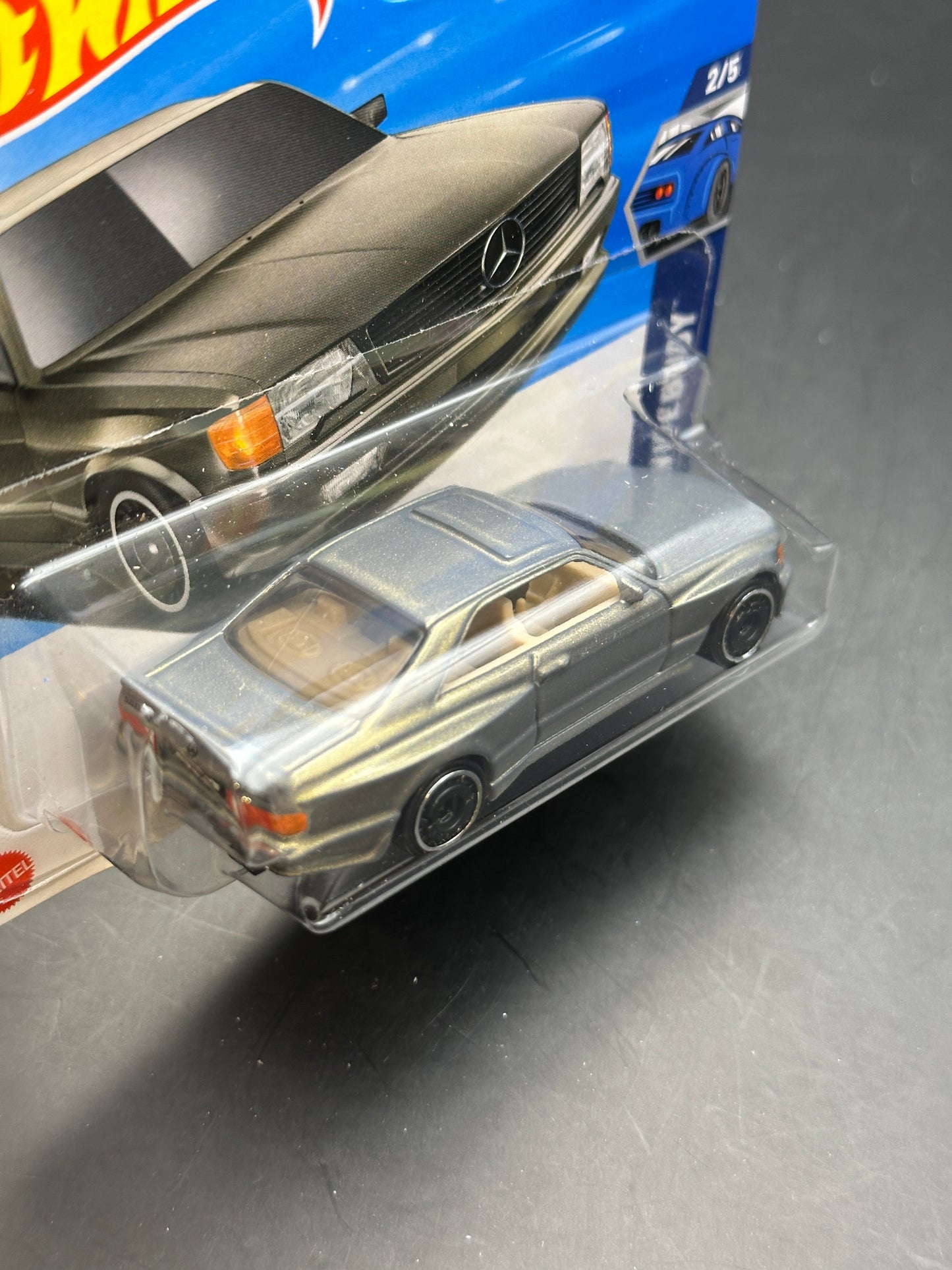 HOT WHEELS - 89 MERCEDES BENZ 560 SEC AMG (2025) - HW WILD WIDEBODY 2/5