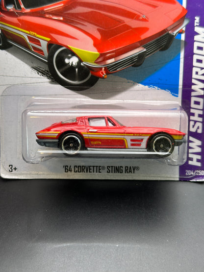 HOT WHEELS - 64 CORVETTE STING RAY (2013) - HW SHOWROOM
