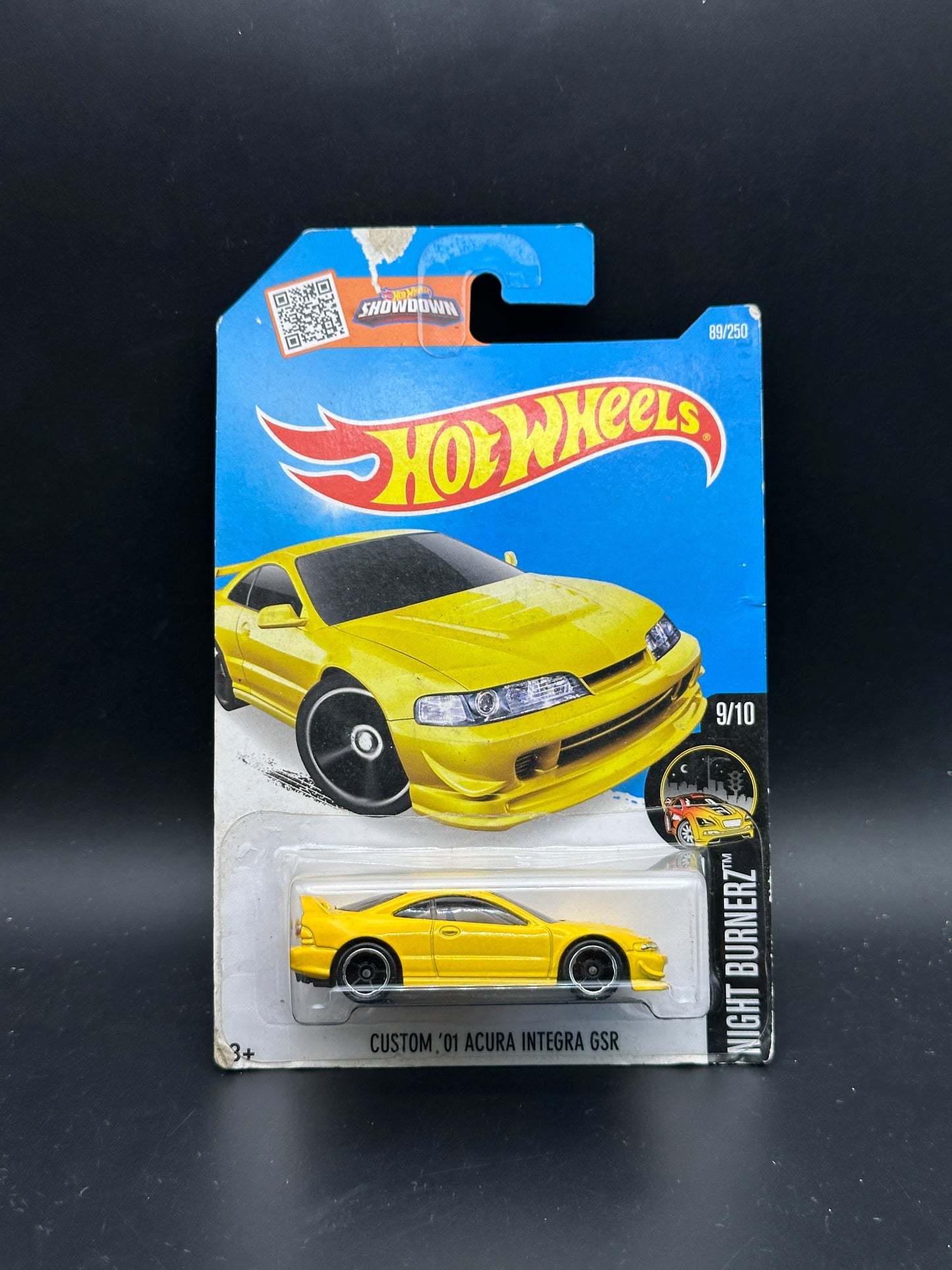 HOT WHEELS - CUSTOM 01 ACURA INTEGRA GSR (2016) - HW NIGHTBURNERZ 9/10