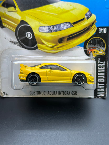 HOT WHEELS - CUSTOM 01 ACURA INTEGRA GSR (2016) - HW NIGHTBURNERZ 9/10