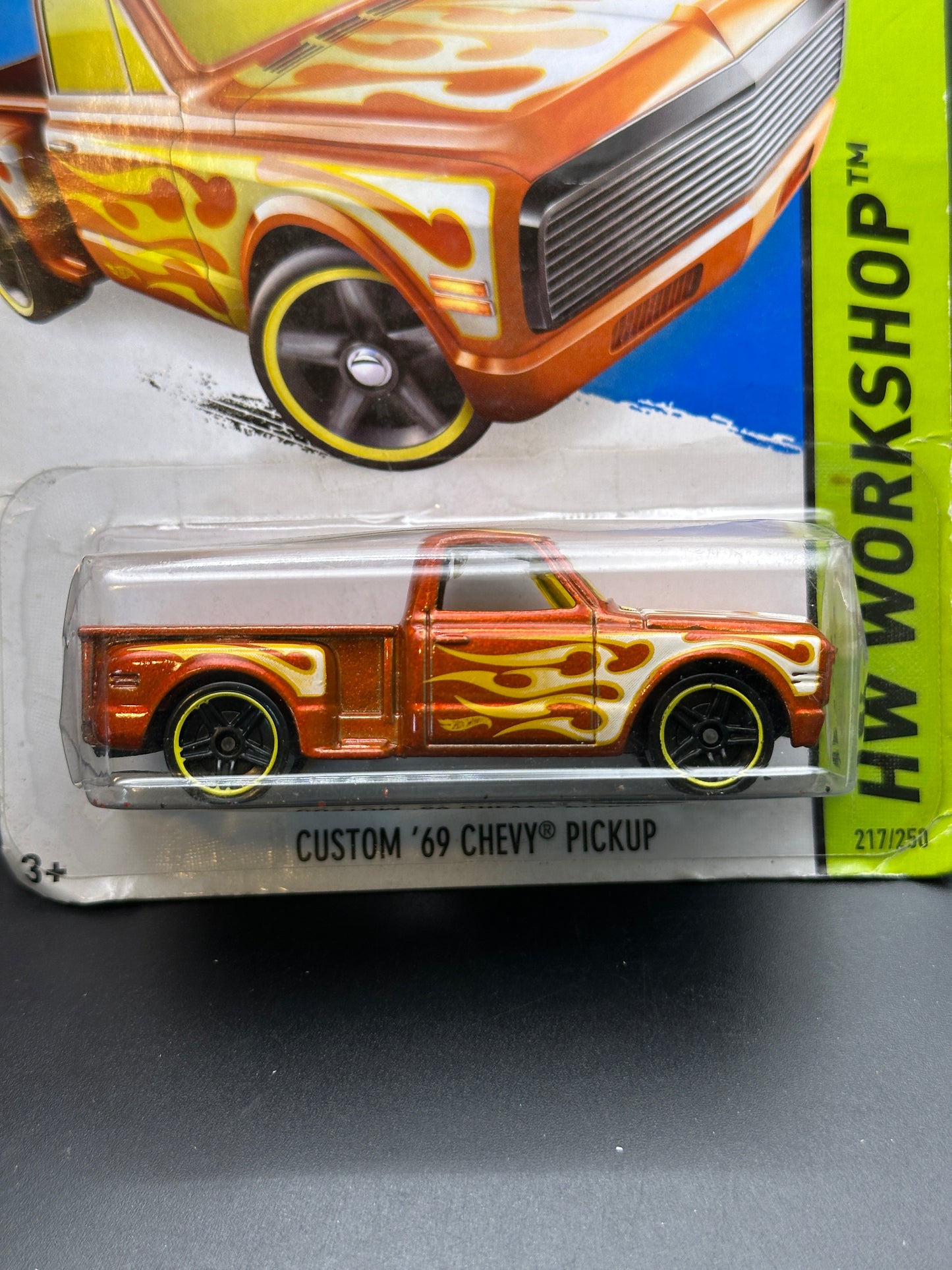 HOT WHEELS - CUSTOM 69 CHEVY PICKUP (2014) - HW WORKSHOP
