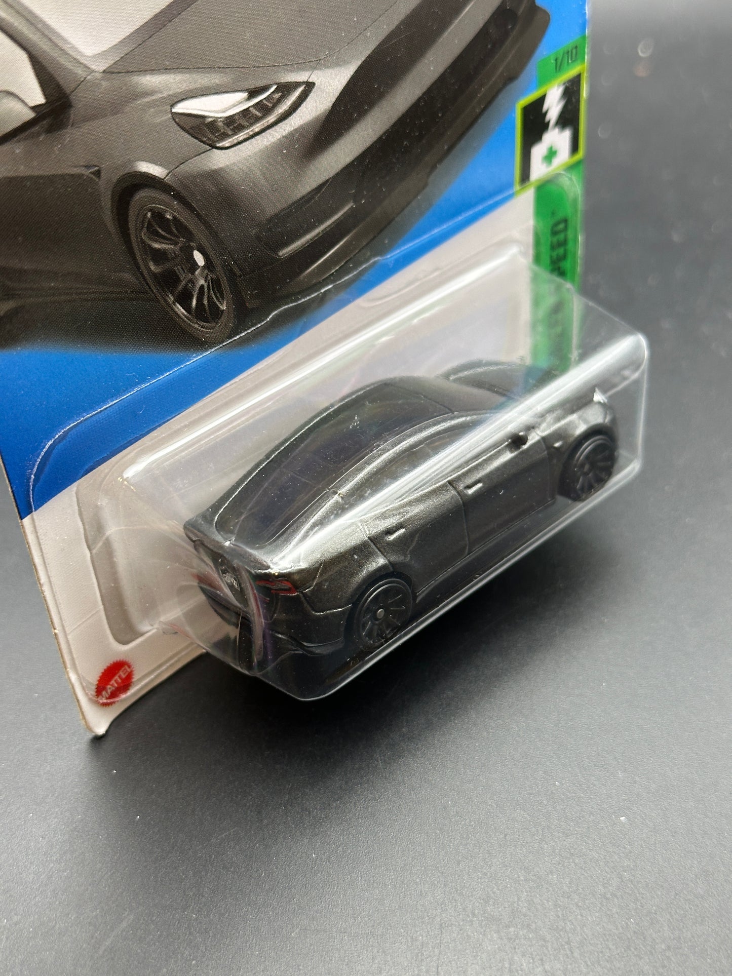 HOT WHEELS - TESLA MODEL Y (2023) - HW GREEN SPEED 1/10