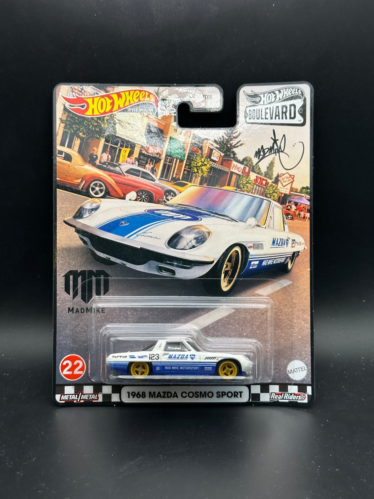 HOT WHEELS - 1968 MAZDA COSMO SPORT (2021) - MAD MIKE - HW BOULEVARD #22