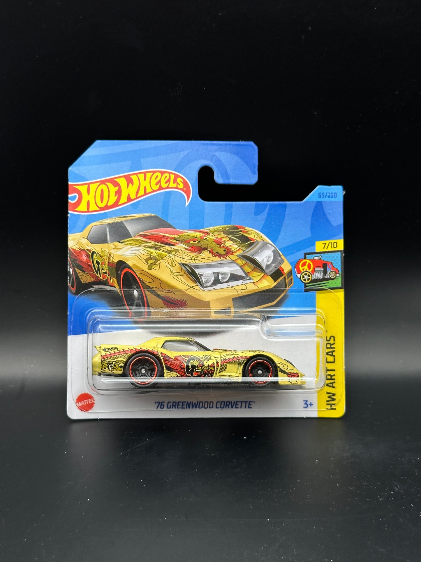 HOT WHEELS - 76 GREENWOOD CORVETTE (2023) - HW ART CARS 7/10
