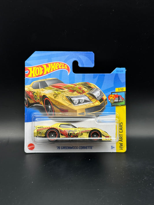 HOT WHEELS - 76 GREENWOOD CORVETTE (2023) - HW ART CARS 7/10