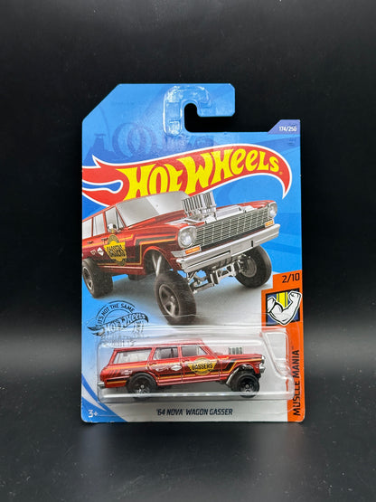 HOT WHEELS - 64 NOVA WAGON GASSER (2020) - HW MUSCLE MANIA 2/10