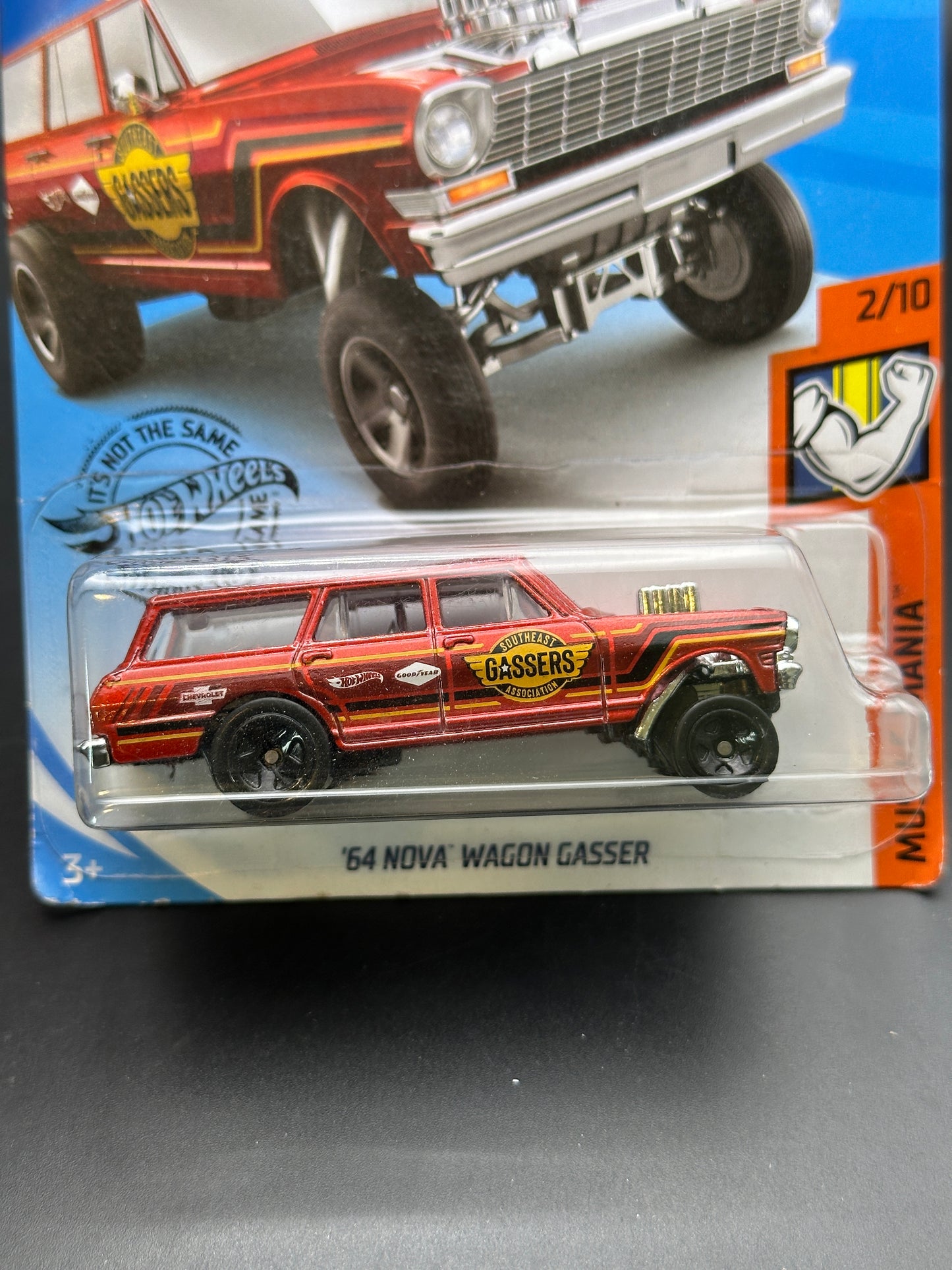 HOT WHEELS - 64 NOVA WAGON GASSER (2020) - HW MUSCLE MANIA 2/10
