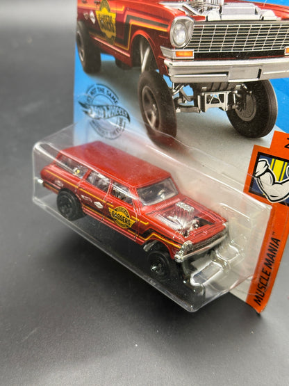 HOT WHEELS - 64 NOVA WAGON GASSER (2020) - HW MUSCLE MANIA 2/10