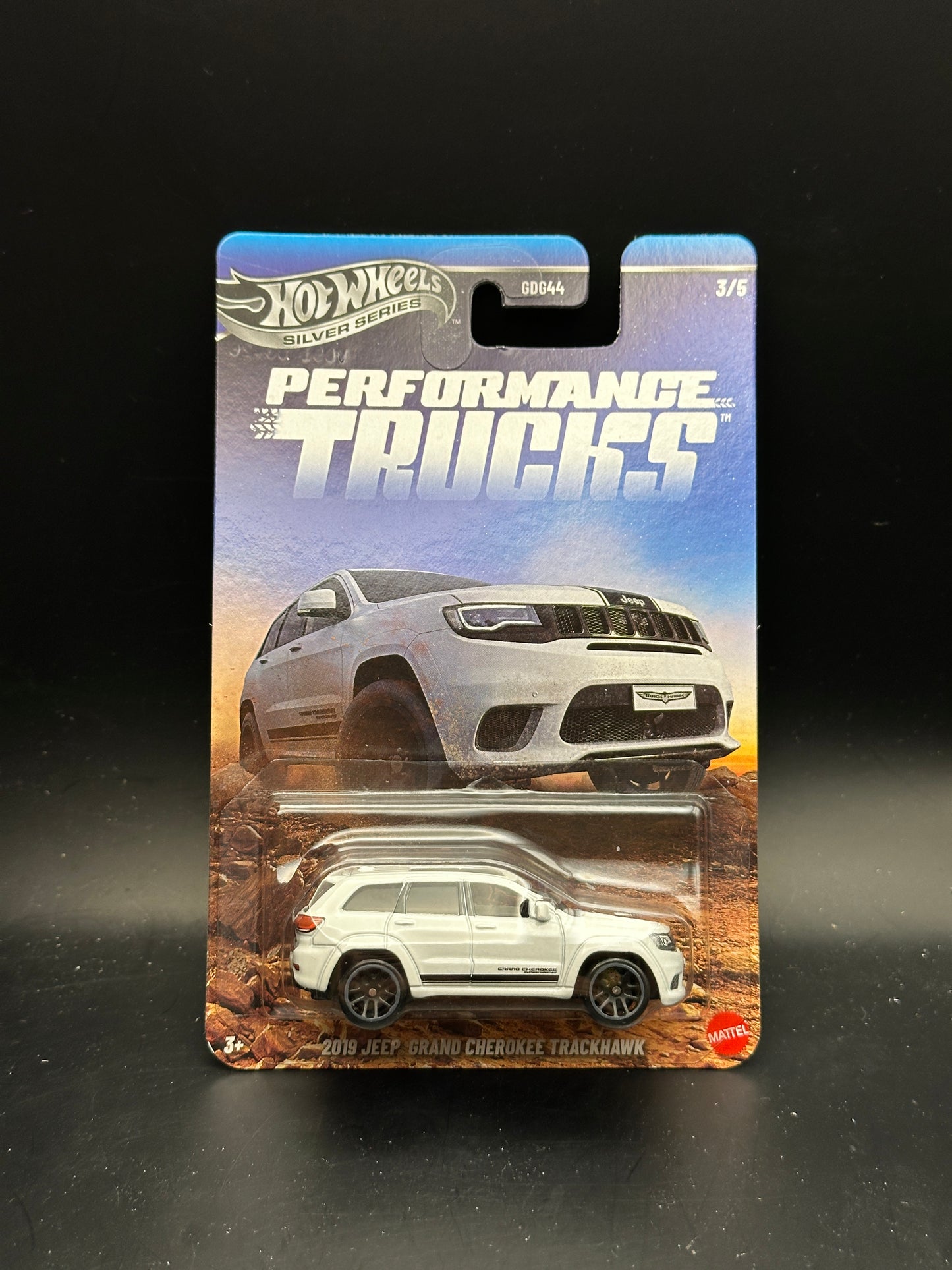 HOT WHEELS - 2019 JEEP GRAND CHEROKEE TRACKHAWK (2026) - SILVER SERIES - PERFORMANCE TRUCKS SERIES 3/5