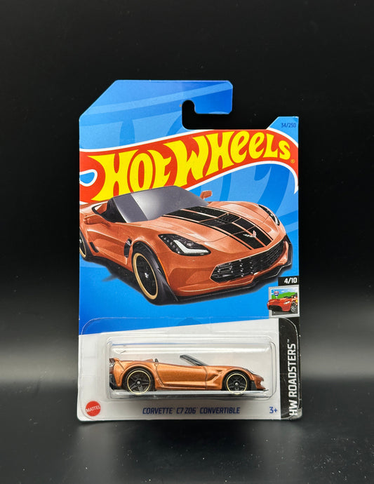 HOT WHEELS - CORVETTE C7 Z06 CONVERTIBLE (2023) - HW ROADSTERS 4/10
