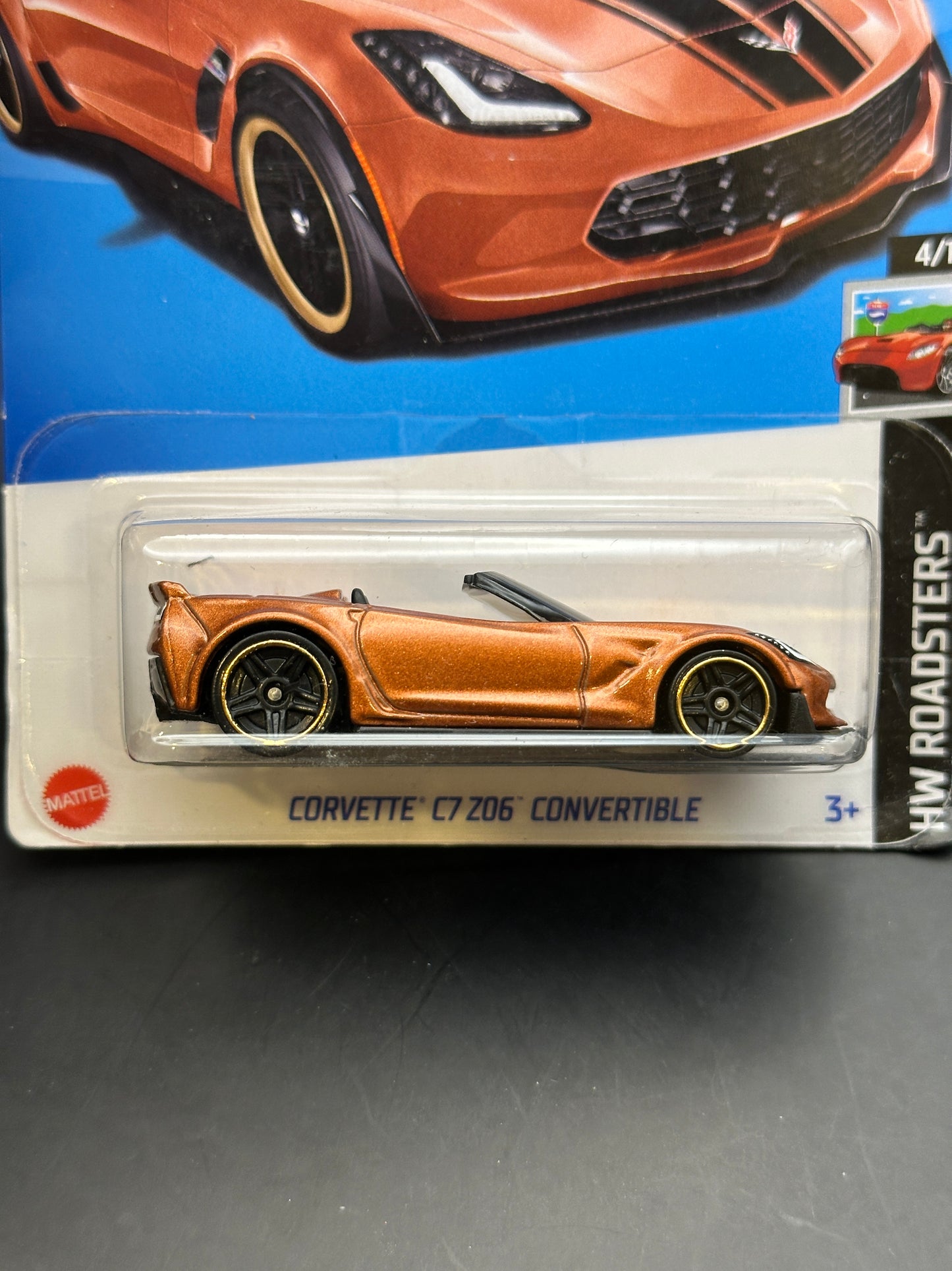 HOT WHEELS - CORVETTE C7 Z06 CONVERTIBLE (2023) - HW ROADSTERS 4/10
