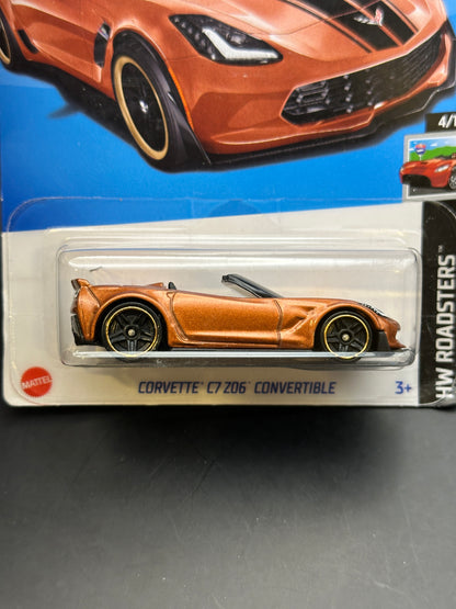 HOT WHEELS - CORVETTE C7 Z06 CONVERTIBLE (2023) - HW ROADSTERS 4/10
