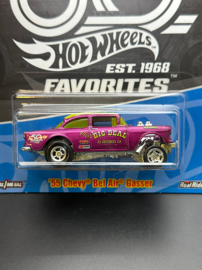 HOT WHEELS - 55 CHEVY BEL AIR GASSER (2018) - HW 50th ANNIVERSARY FAVORITES 8/10