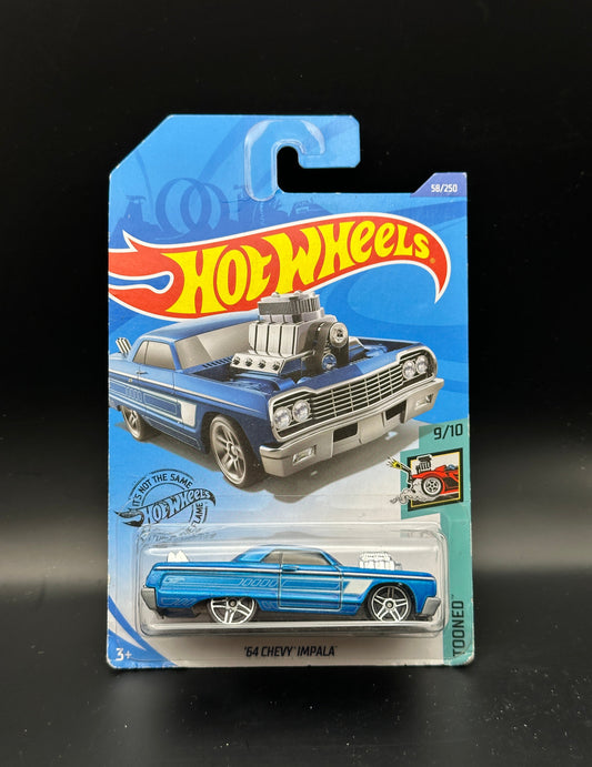 HOT WHEELS - 64 CHEVY IMPALA (2020) - HW TOONED 9/10