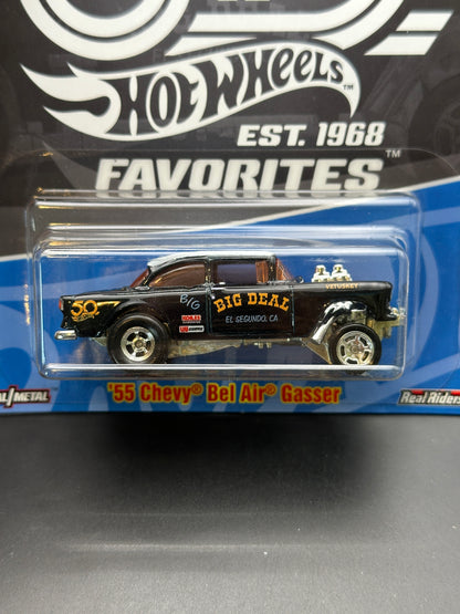 HOT WHEELS - 55 CHEVY BEL AIR GASSER (2018) - HW 50th ANNIVERSARY FAVORITES 8/10 - CHASE