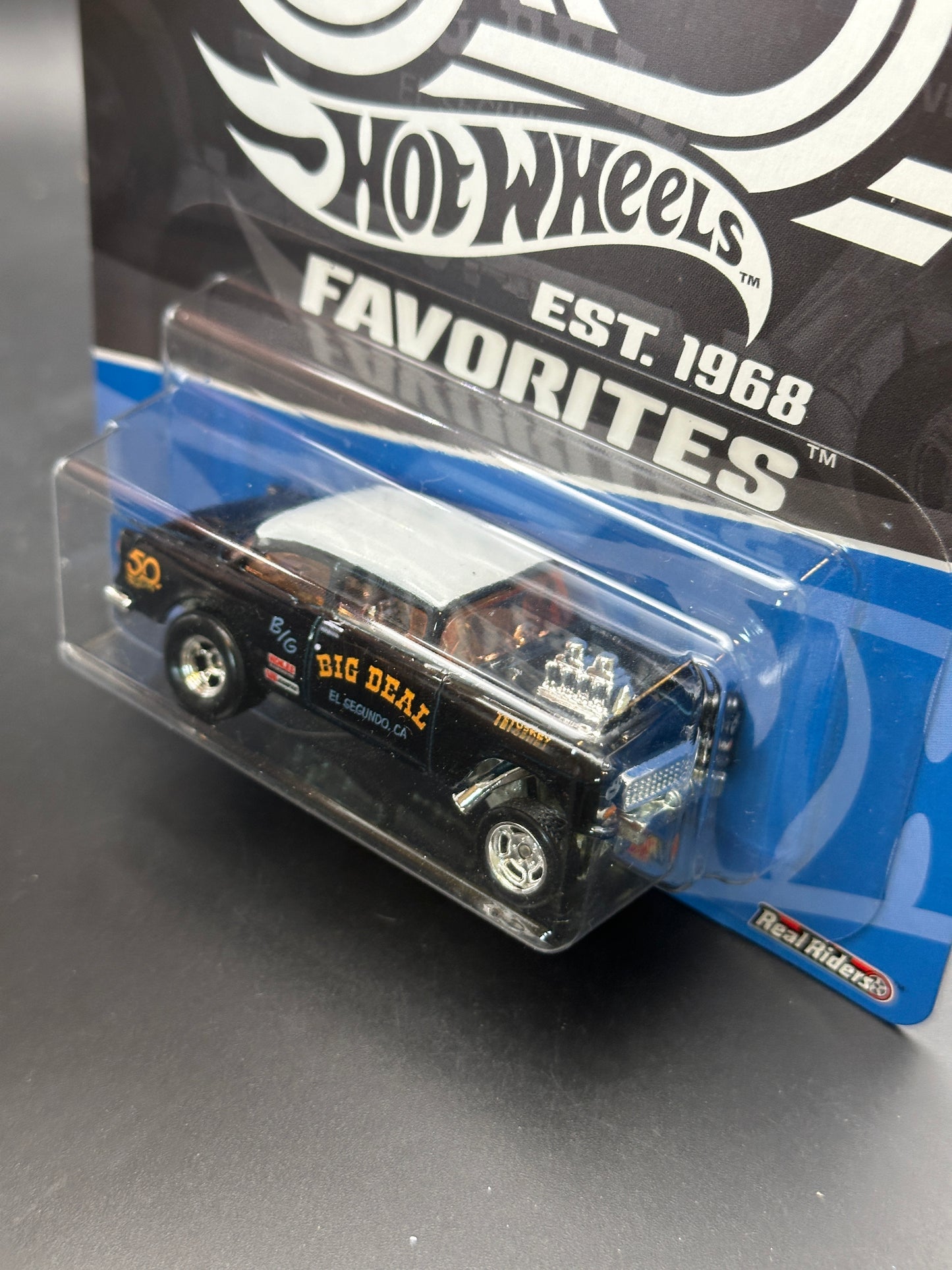 HOT WHEELS - 55 CHEVY BEL AIR GASSER (2018) - HW 50th ANNIVERSARY FAVORITES 8/10 - CHASE