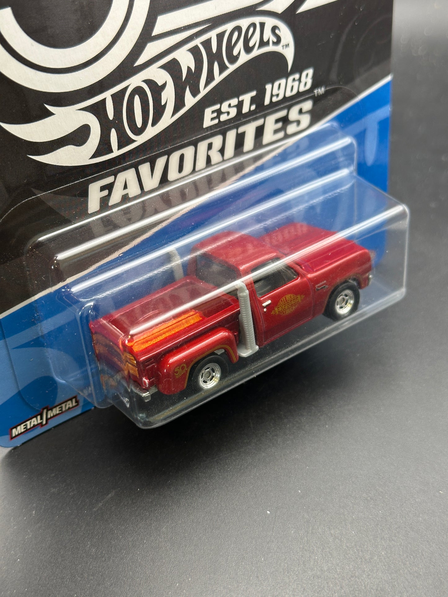 HOT WHEELS - 78 DODGE LIL RED EXPRESS TRUCK (2018) - HW 50th ANNIVERSARY FAVORITES 7/10