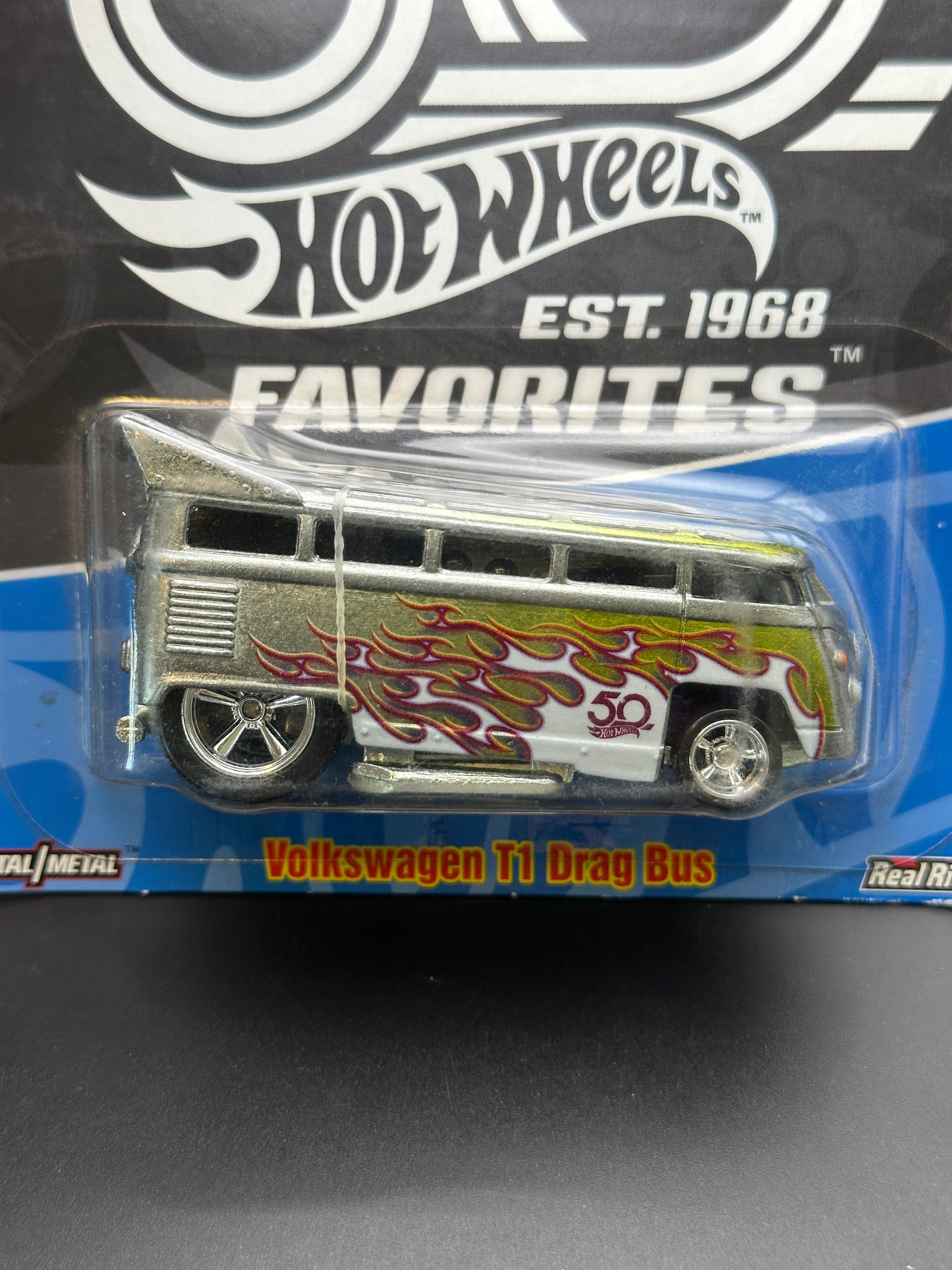 HOT WHEELS - VOLKSWAGEN T1 DRAG BUS (2018) - HW 50th ANNIVERSARY FAVORITES 6/10