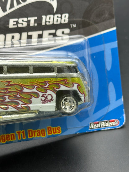 HOT WHEELS - VOLKSWAGEN T1 DRAG BUS (2018) - HW 50th ANNIVERSARY FAVORITES 6/10